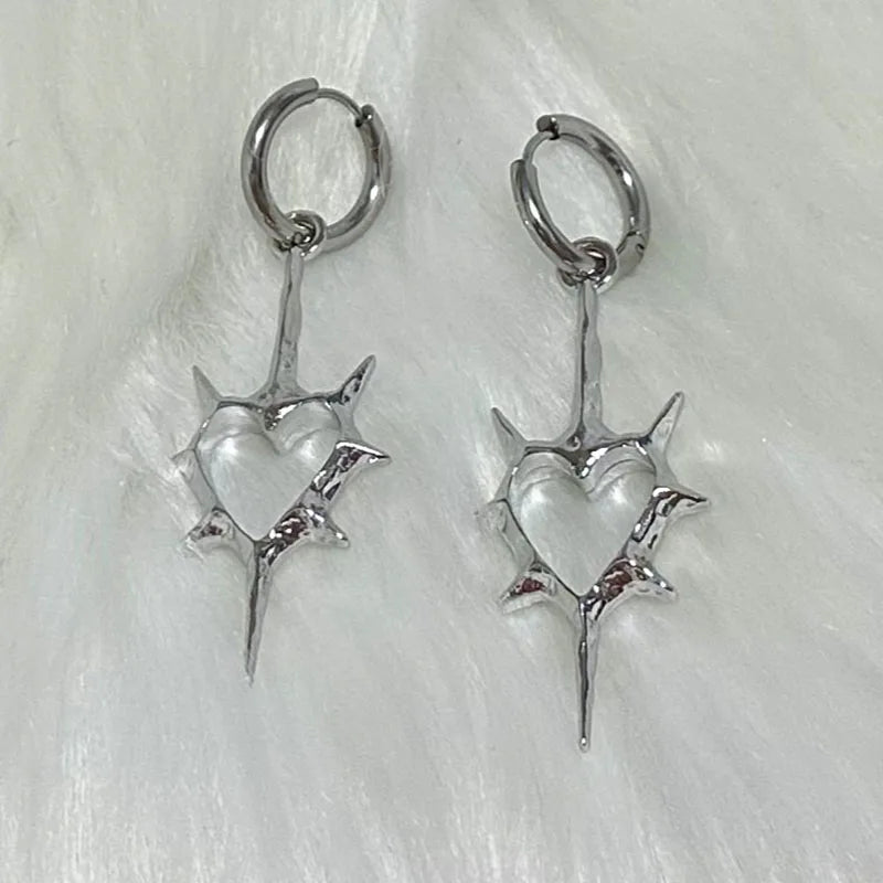 Thorn Heart Earrings