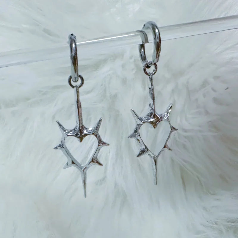 Thorn Heart Earrings