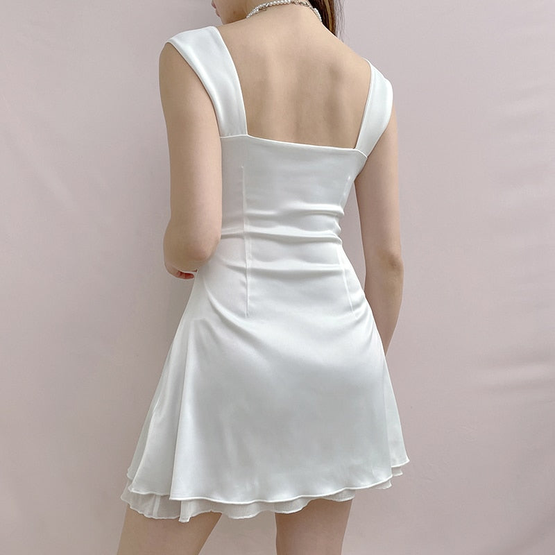 Cap Sleeve Mini Dress