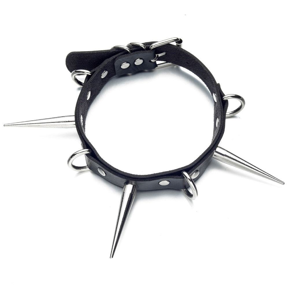 Long Spiked Choker