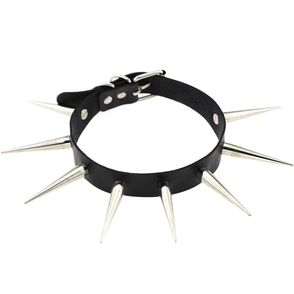 Long Spiked Choker