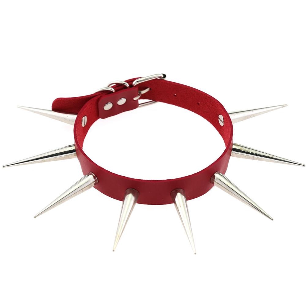 Long Spiked Choker